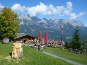 Rübezahlhütte und Kaisergebirge