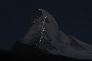 Lichtershow am Matterhorn